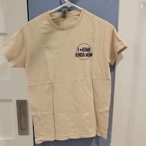 Cream Graphic T-Shirt